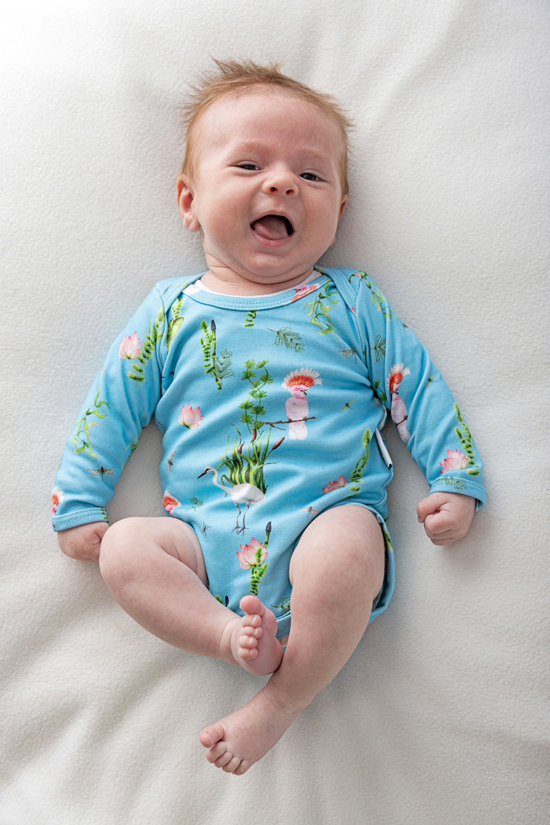 Bullrush Long Sleeve Winter Onesie Australian Made Gifts for Baby