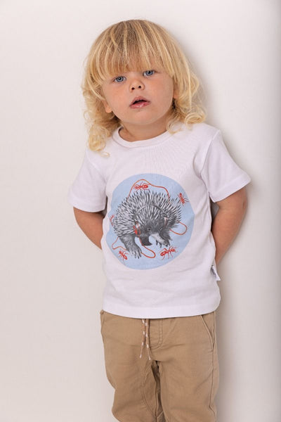 Organic Childrens T shirts | DJ Ants Tee | Echidna | Kids Wear | Australian Made - Dusty Road Apparel