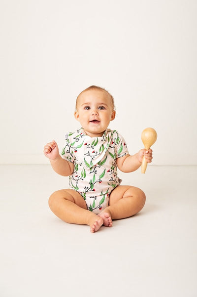 Baby Gifts online Australia | Short Sleeve Onesie | Blossoms - Dusty Road Apparel